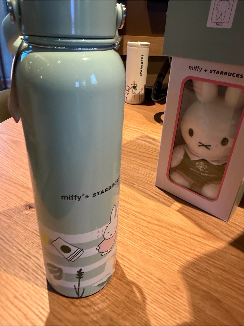 Starbucks Mint Green Miffy Stainless Bottle
